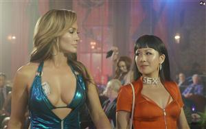 Jennifer Lopez and Constance Wu in crime-drama film, Hustlers